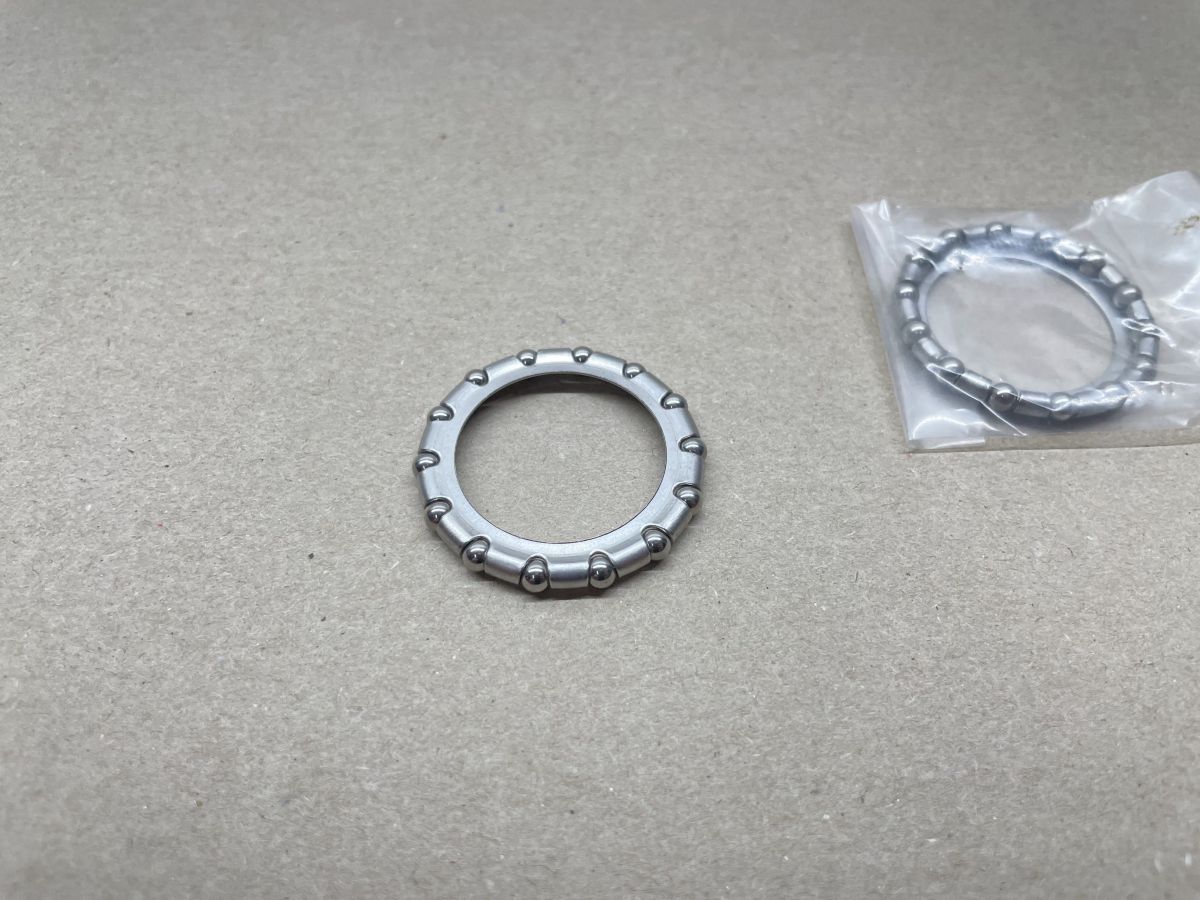 2x Piaggio Ciao - Lenkkopflager Lagerring Steuersatz Ring NEU (94-507)