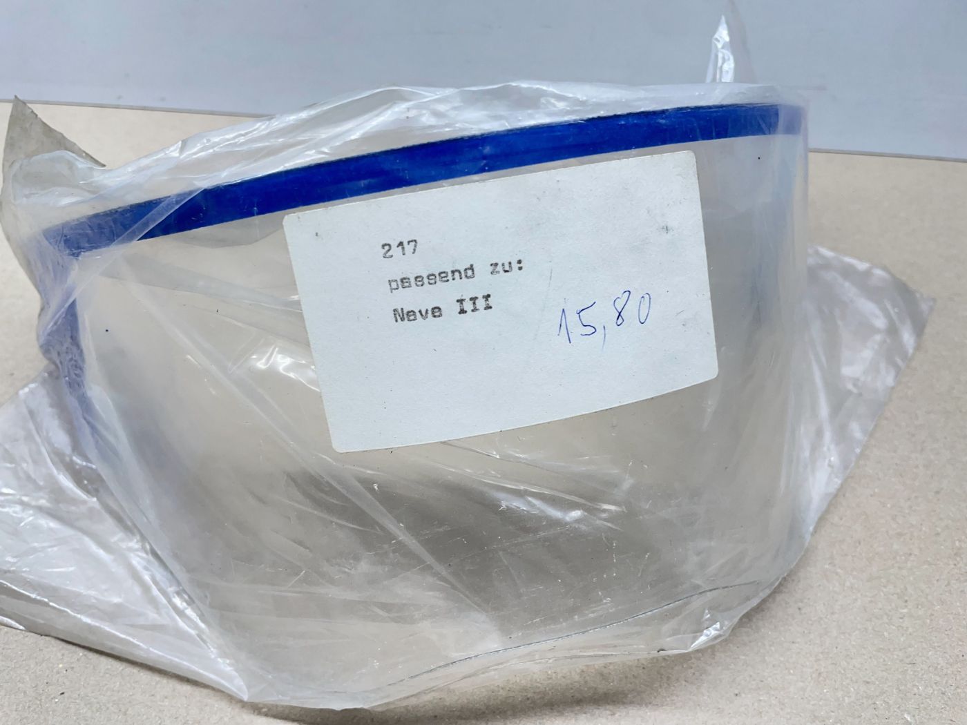 Nava 3 Helmvisier Blau Schutzvisier Helm NOS NEU Mofa Moped Roller  (106)