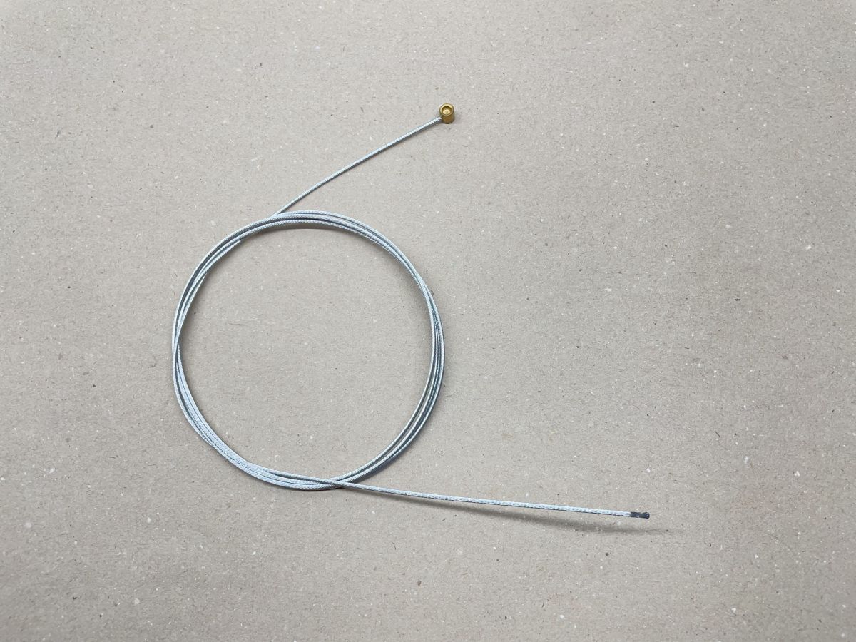 2x Schaltzug Innen 1600 x 1,5mm Zugseil Mofa Moped Hercules KTM Kreidler (94-546)