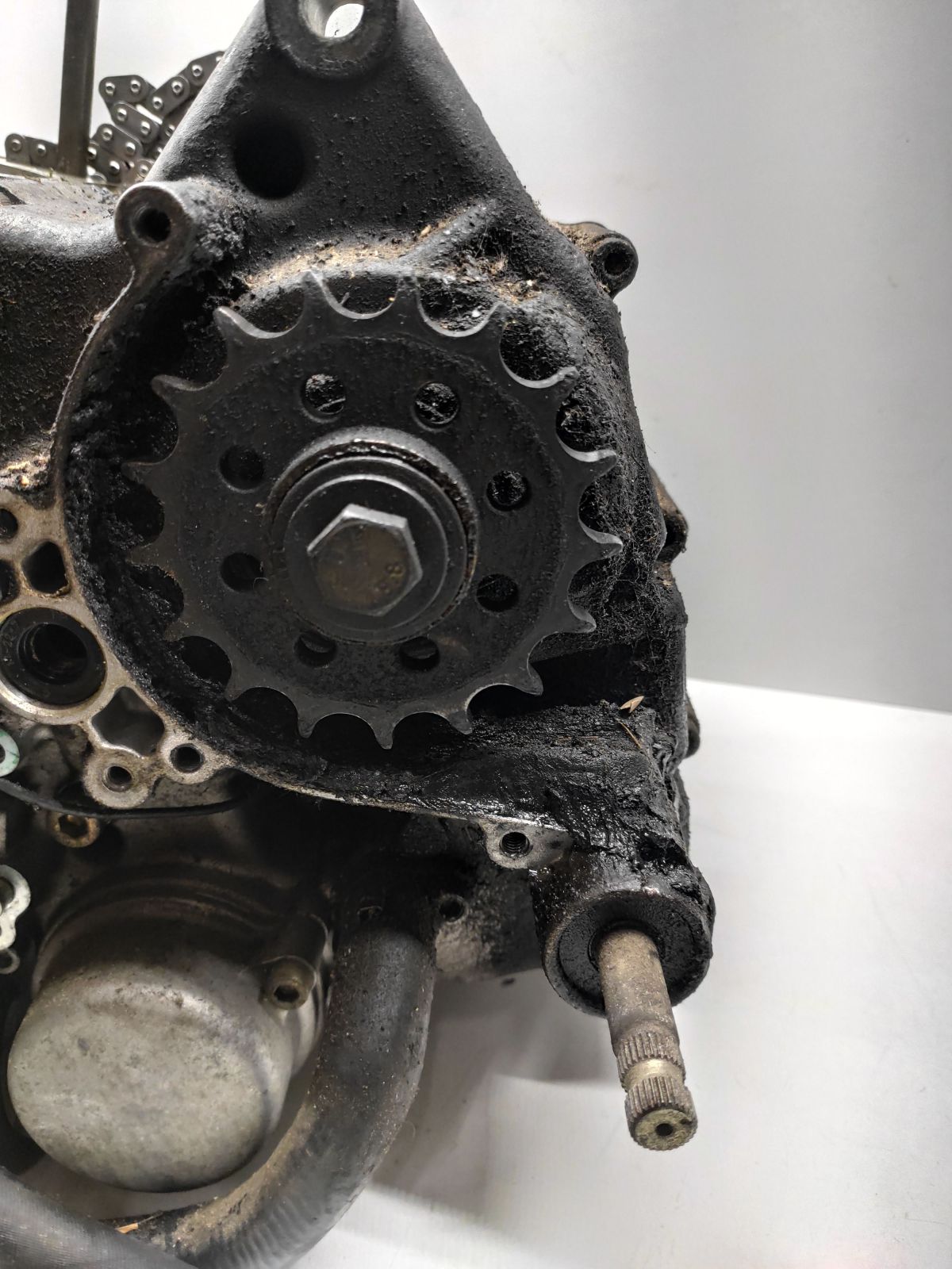 Aprilia Caponord ETV 1000 ABS - Motorblock Motor Kurbelwelle Getriebe