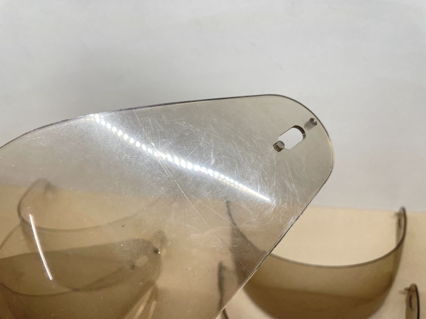 7x Nolan Helmvisier Klar / Getönt Schutzvisier Helm NOS Mofa Moped Roller (106)