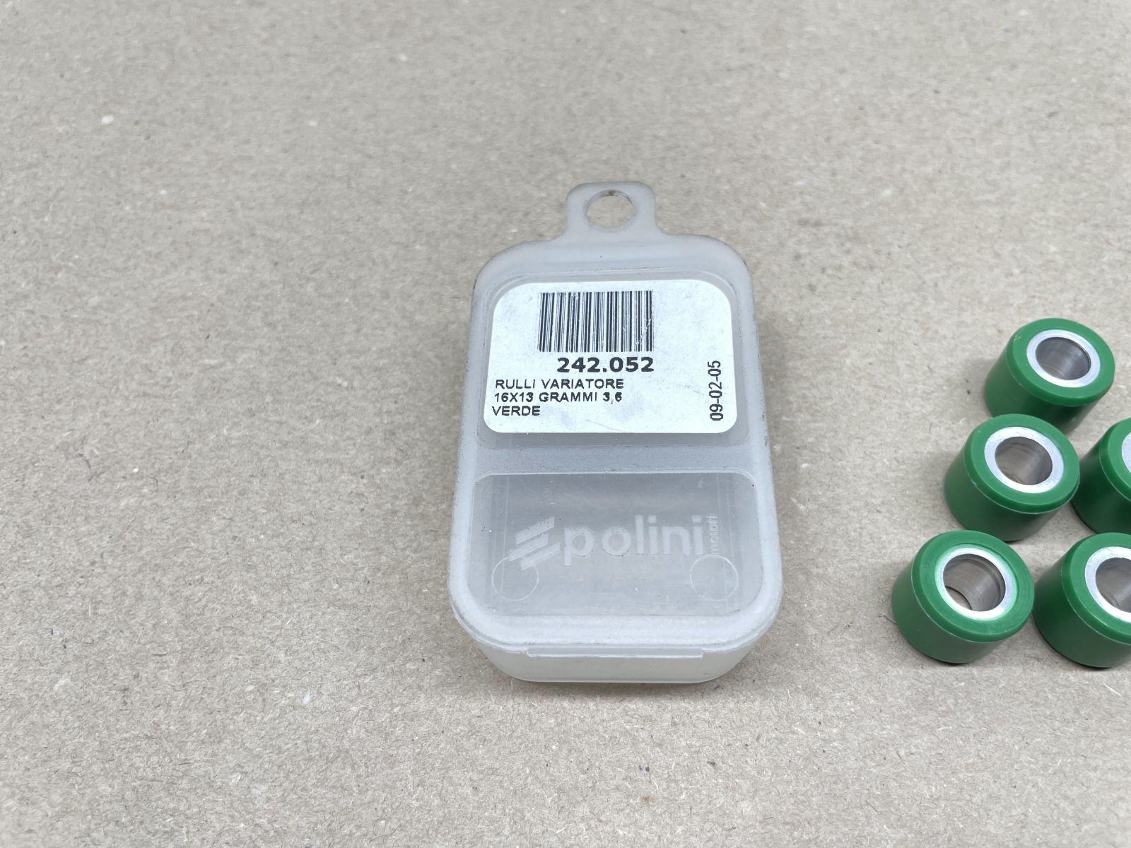 Variomatikgewichte Polini 16x13mm - 3,6g  / Keeway Kreidler Kymco Malaguti (118-26)