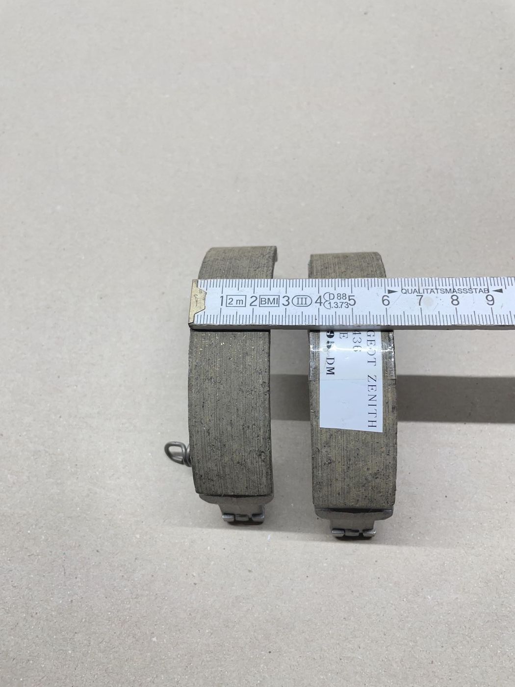Peugeot Zenith - original Leleu Bremsbacken 105mm x 25mm NOS  (39-75R)
