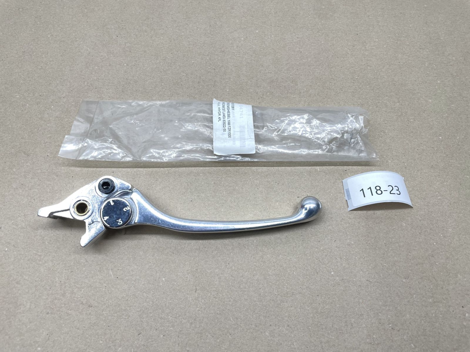 Yamaha FZR1000 - Bremshebel rechts mit Versteller NEU brake lever (118-24)