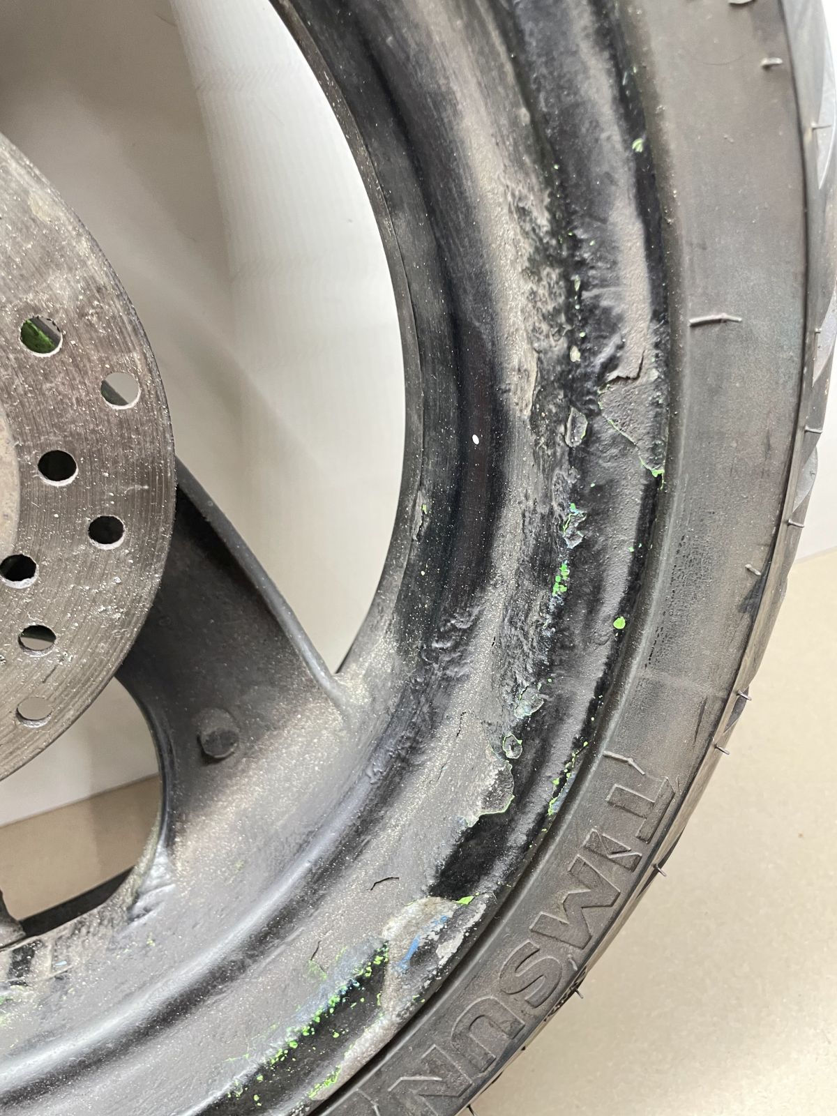 Piaggio NRG 50 - Hinterrad Reifen Felge hinten rear wheel (65-1)