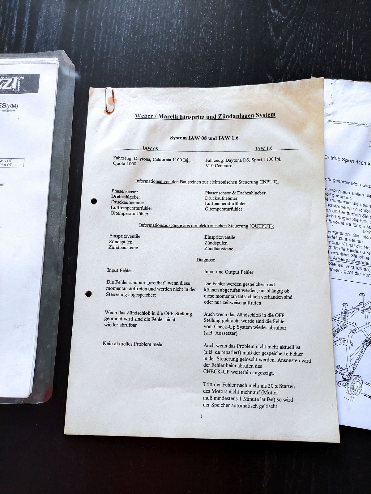 Moto Guzzi Elektrik Grundlehrgang Reparatur Weber Marelli Zündanlage (38)