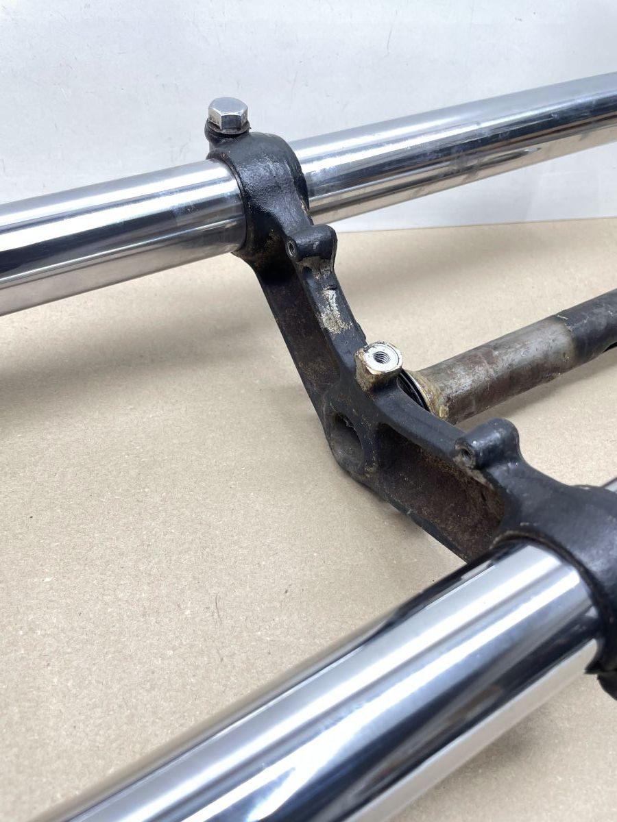 KAWASAKI EL 250 - Federgabel Telegabel Gabelholm Federung front fork  (118)