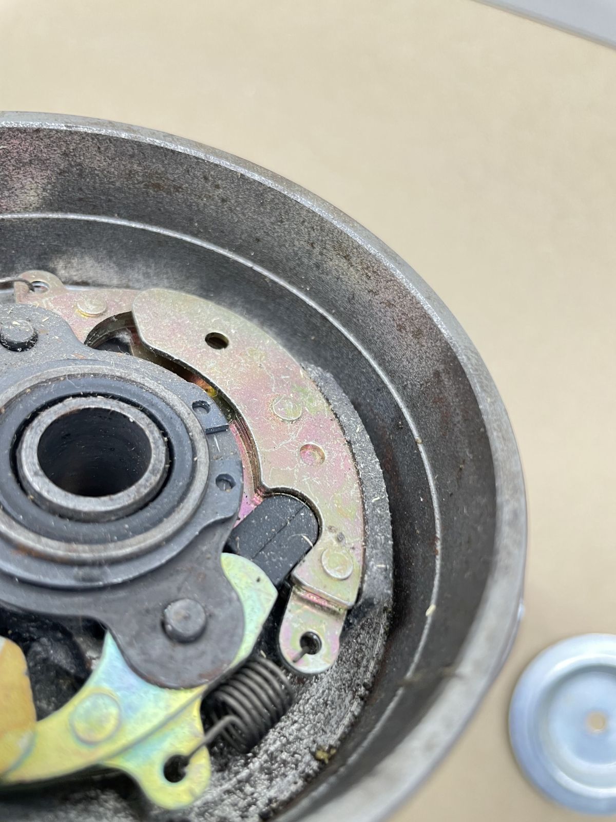 Piaggio Ciao Si Bravo Mofa - Kupplung Glocke Grundplatte Schleuderbacken NEU (W7)