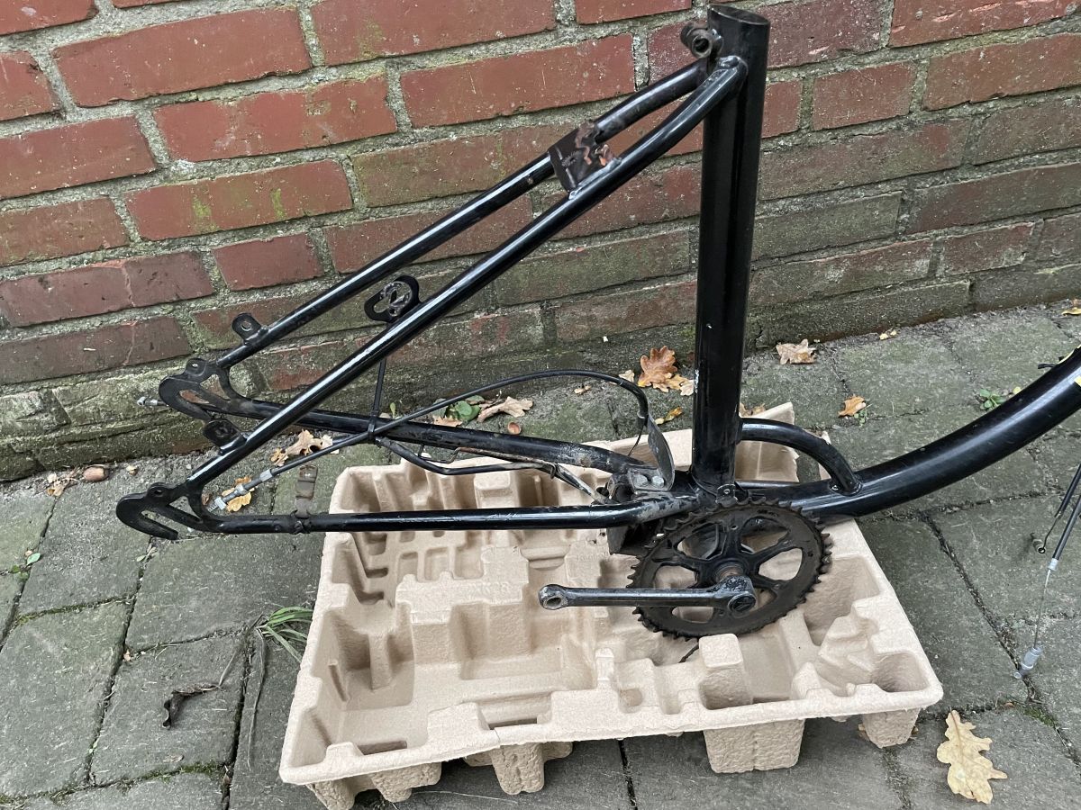 Hercules Saxonette Classic - Fahrzeufrahmen mit original Papiere Rahmen (101)