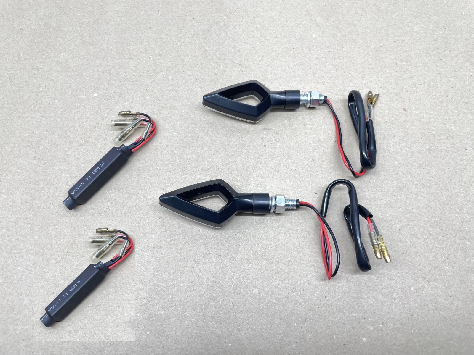 2x LED Blinker E-geprüft 12V - KTM Yamaha Aprilia Motorrad Quad Roller (118-26)
