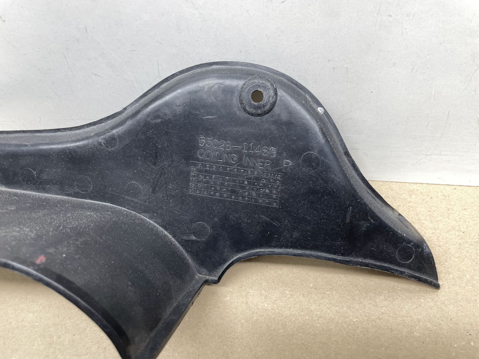 Kawasaki GPZ 500 S EX500A - Innenverkleidung Kanzelverkleidung Innen rechts (118-25)