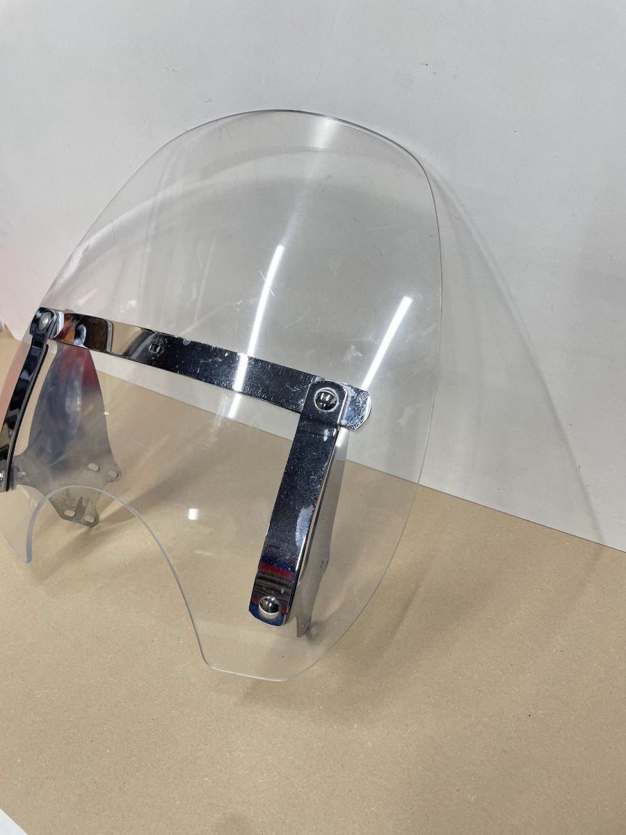 Windschild + Halterung Windschutzscheibe - Kawasaki Yamaha Suzuki Honda (118-W)