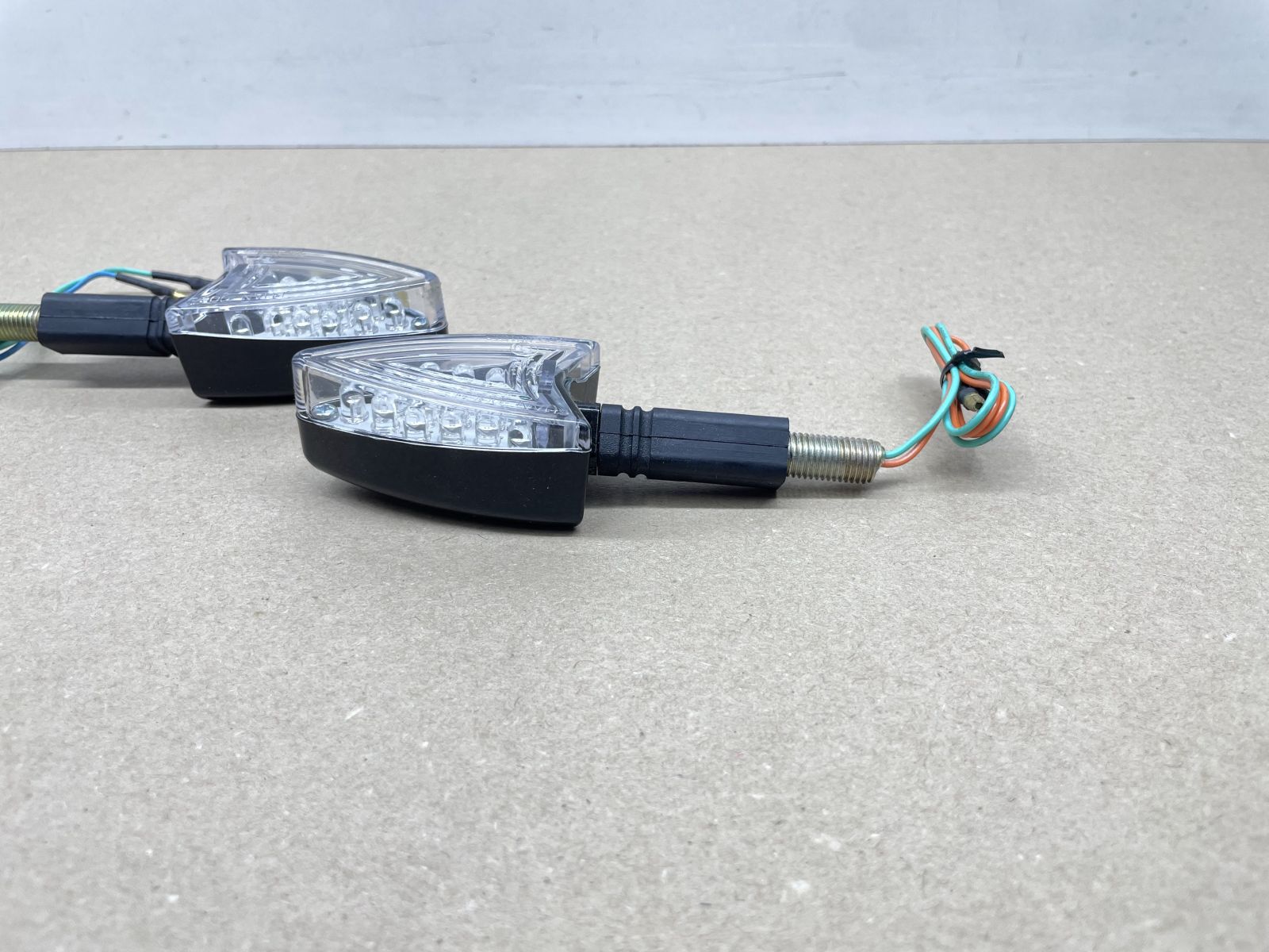 2x LED Blinker E-geprüft 12V - KTM Yamaha Aprilia Motorrad Quad Roller (118-26)