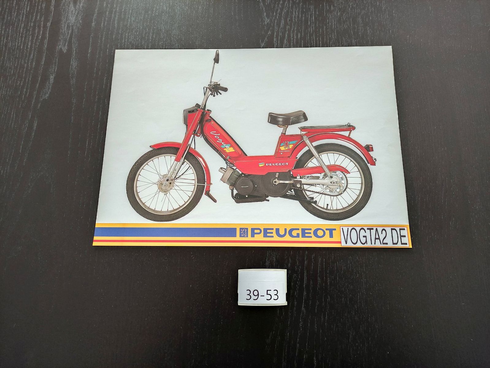 Peugeot Vogue Mofa VOGTA2 DE - ORIGINAL Bild Prospekt Sammler (39)