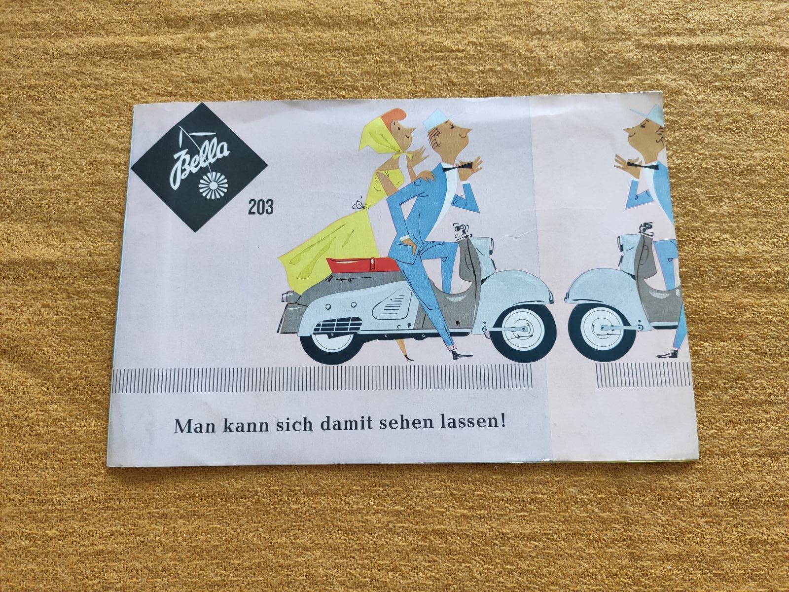 Zündapp Bella 203 - original Prospekt Sammler Rarität ! -- (31)