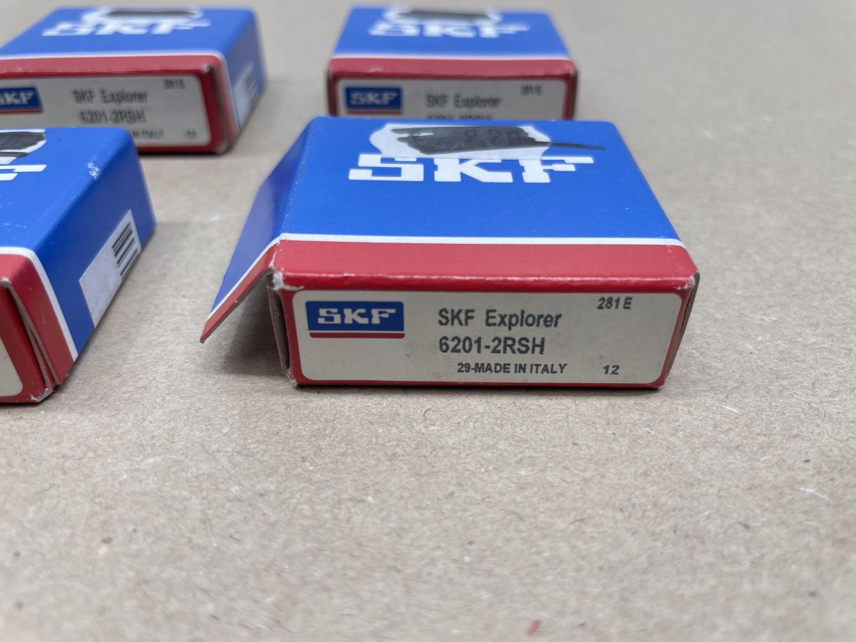 4x SKF 6201 2RSH (12x32x10 mm) Kugellager (2RS) Rillenkugellager (118-17)