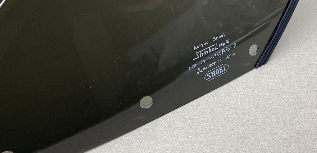 SHOEI FM 2 Windschild Mitsubishi NOS fairing Yamaha motorcycle Shinko Lite (107)