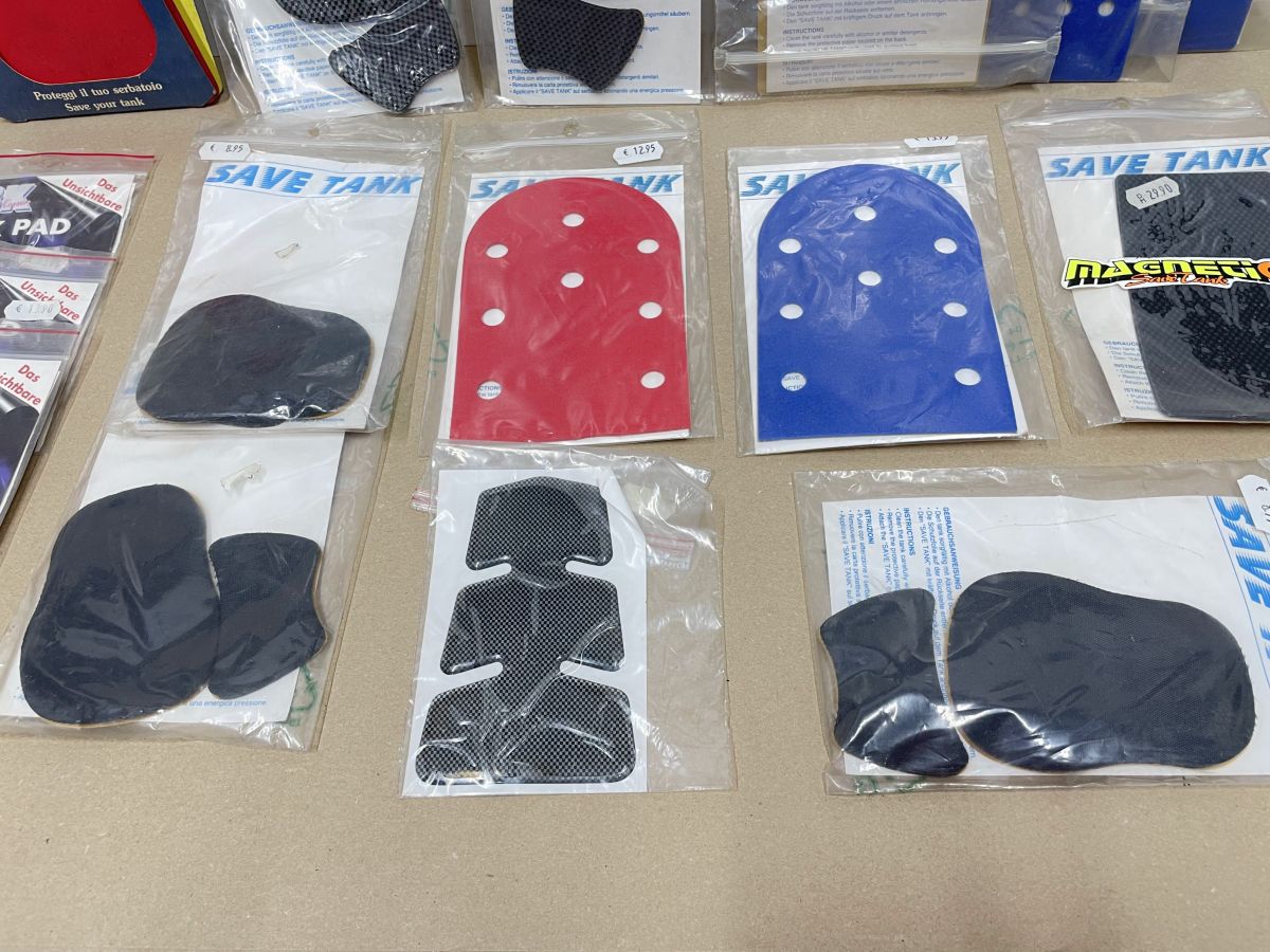 16x Tankpad Tankschutz NOS - Motorrad Yamaha BMW Honda Kawasaki Suzuki (118-16)