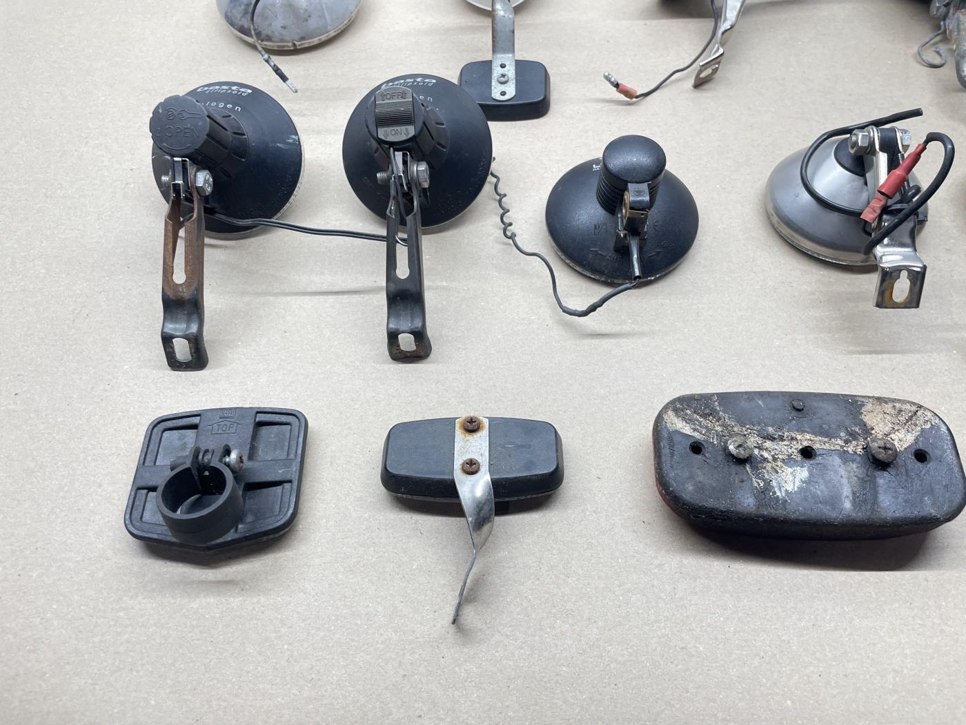 9x Scheinwerfer Fahrrad Licht Lampe Reflektor Basta Lumotec Spartamet (112)
