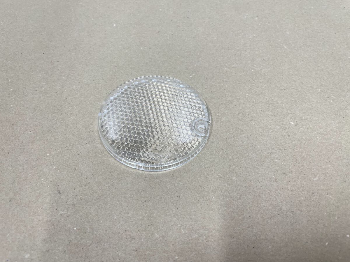 2x Blinkerglas ? 75mm Durchmesser Roller Motorrad Honda Yamaha Kawasaki (118-16)