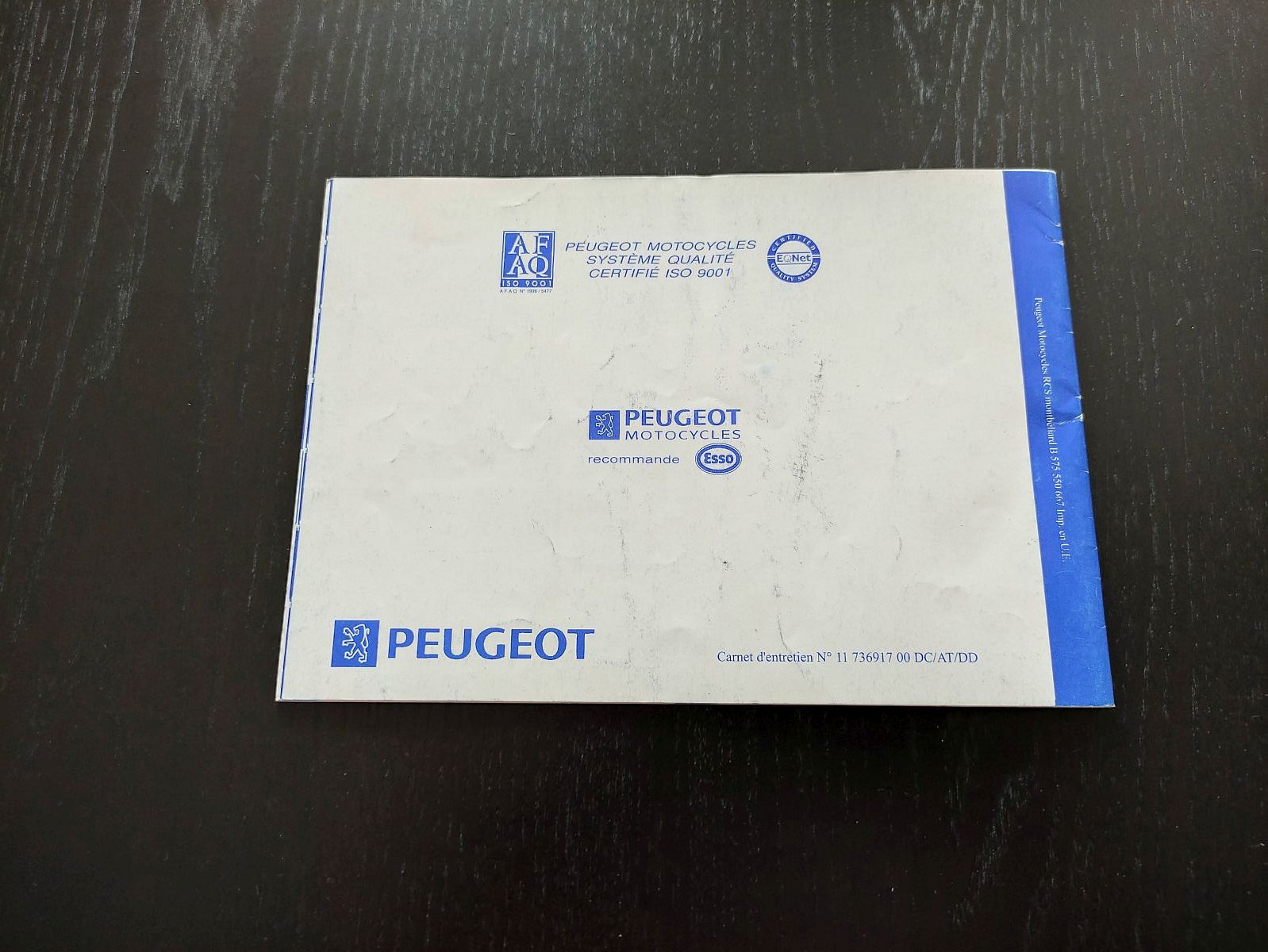 Peugeot Speedfight 100 - ORIGINAL Wartungsheft Inspektion Service Motor (39)