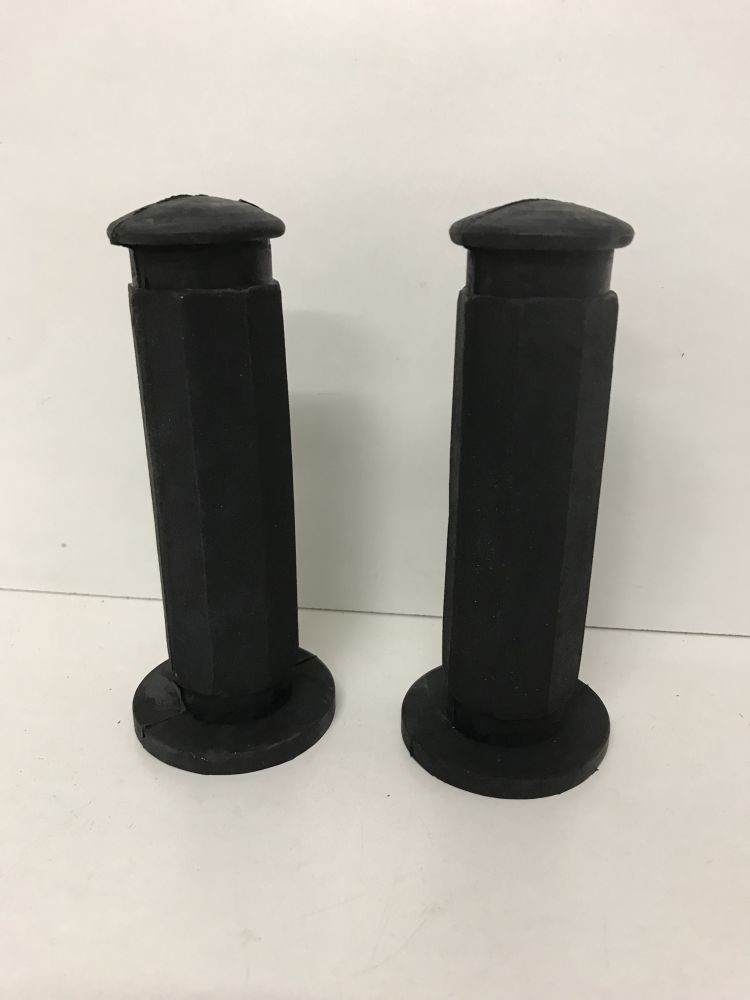 Griff Satz Schwarz 22/24mm Hercules Zündapp Kreidler KTM Griffgummi Lenker Mofa