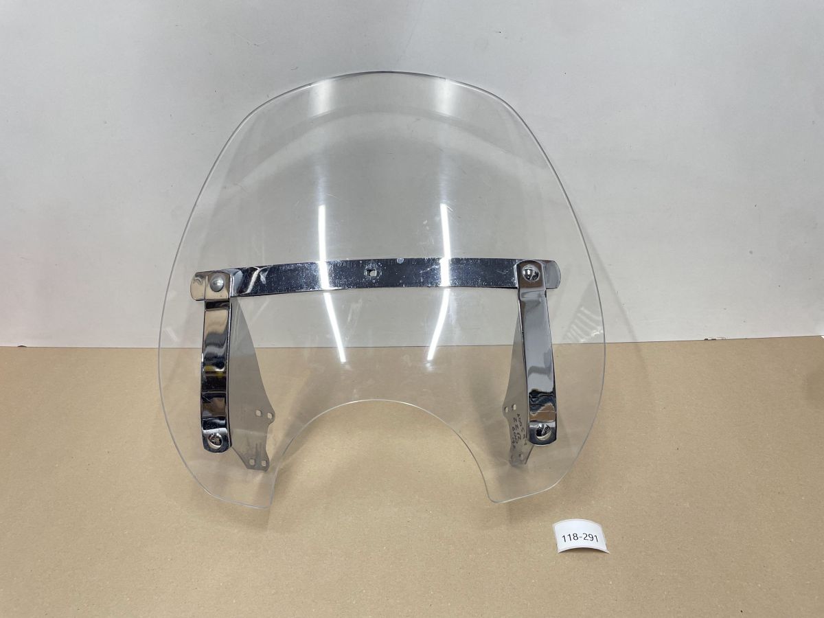 Windschild + Halterung Windschutzscheibe - Kawasaki Yamaha Suzuki Honda (118-W)