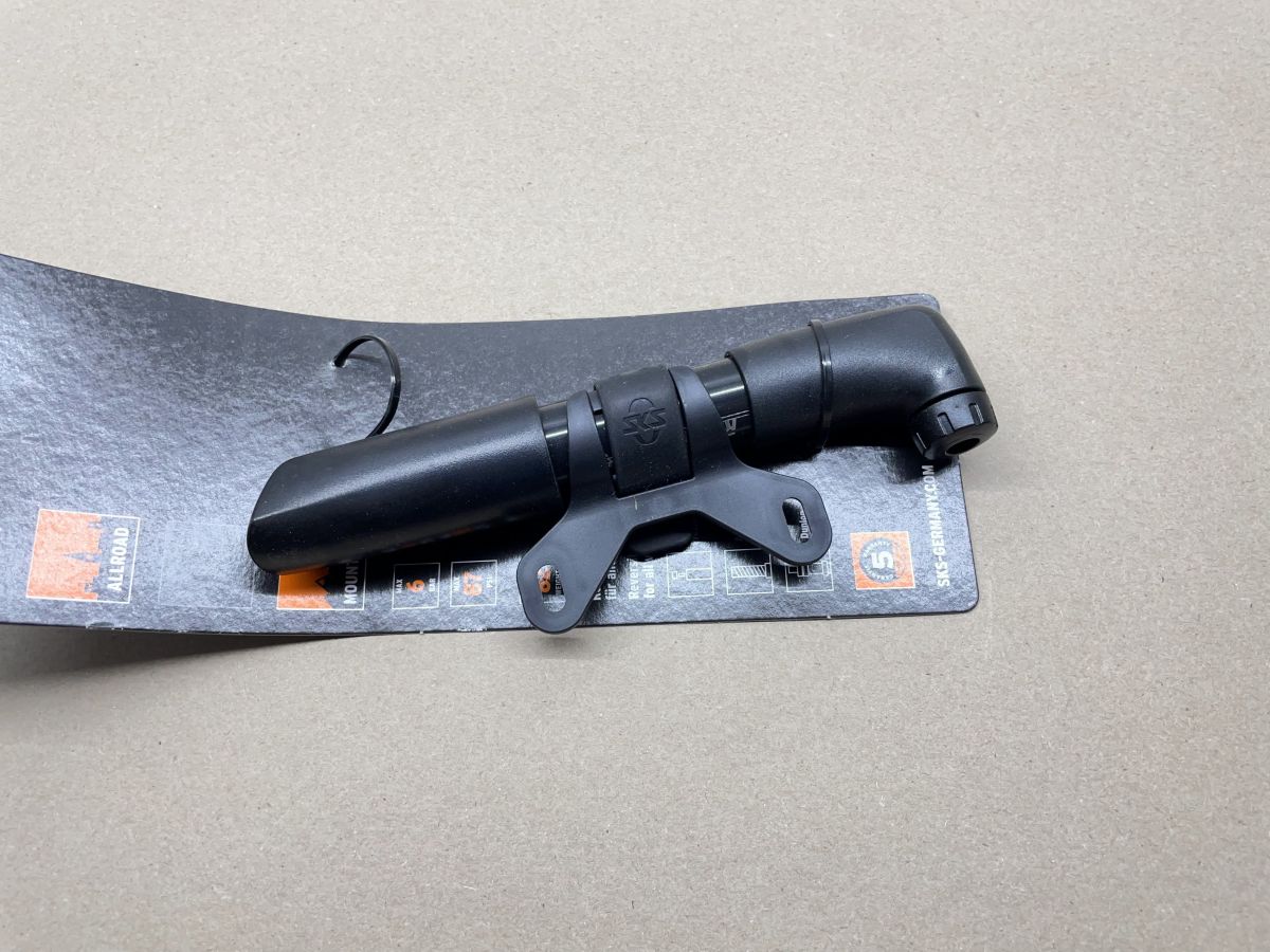 SKS Luftpumpe ROOKIE XS SCHWARZ 185mm Autoventil / Schraderventil (94-192)