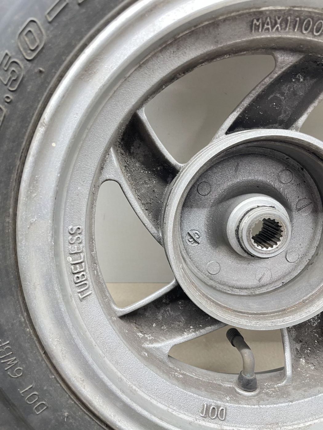 Ering / Baotian BT49QT-7 Hinterrad Reifen Felge hinten wheel (102-14)