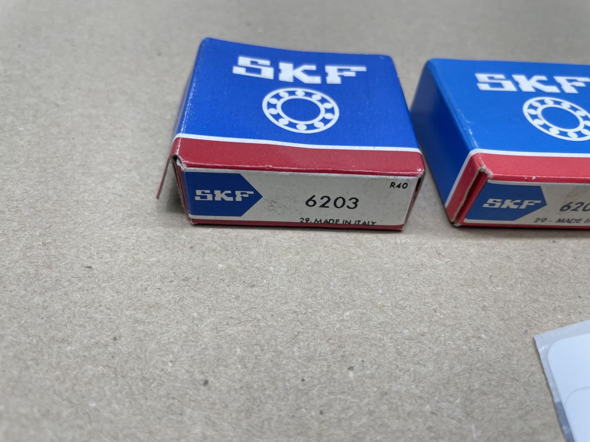 2x SKF Rillenkugellager 6203 17x40x12 mm OFFENE RILLENKUGELLAGER (118-17)