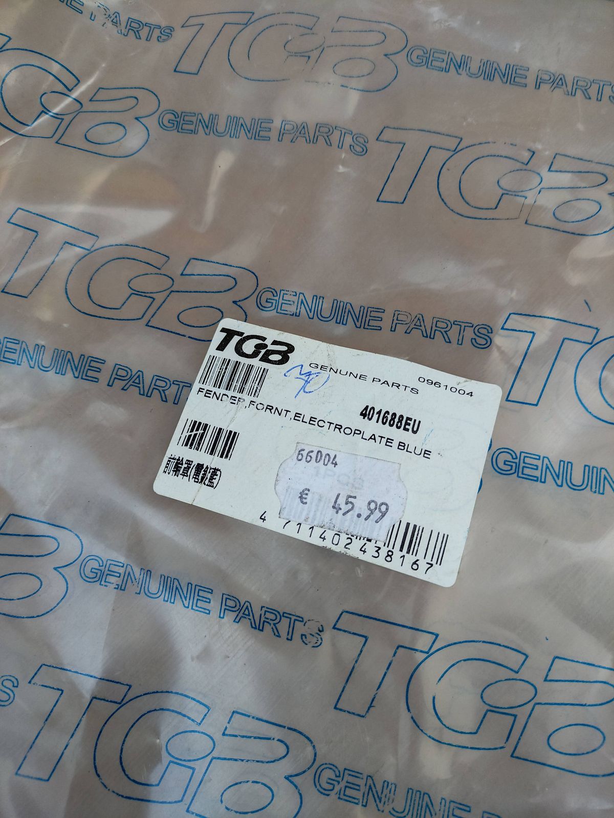 Pegasus SKY Express TGB Delivery - Kotflügel Verkleidung 401688EU fairing (40)
