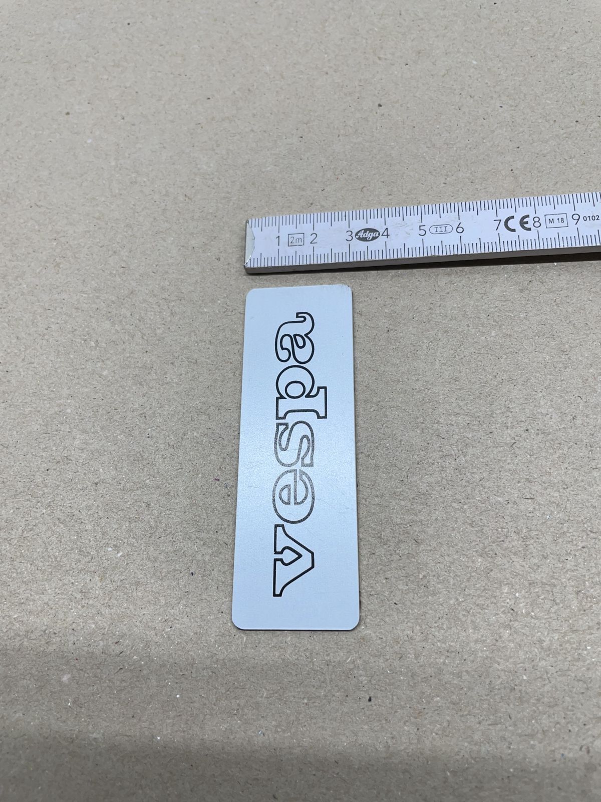 ORIGINAL Vespa Aufkleber Sticker Schriftzug Logo Emblem Roller (P22)
