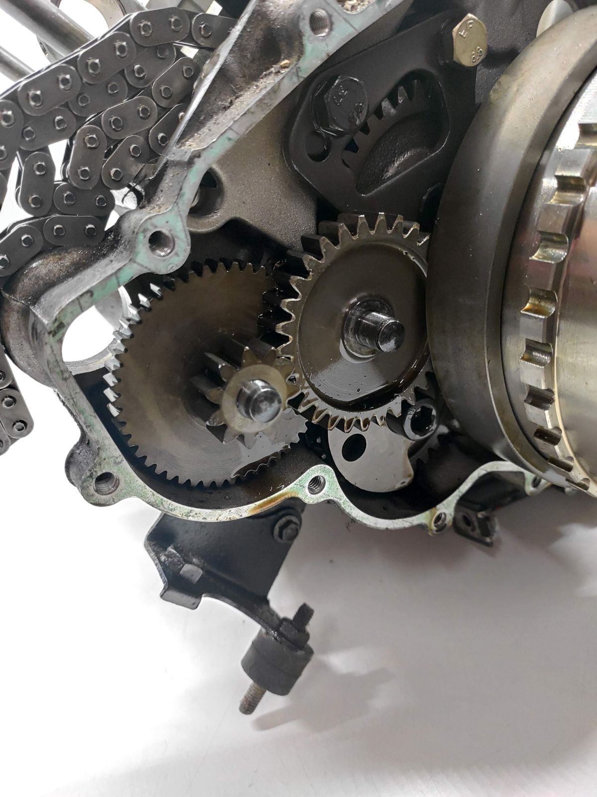 Aprilia Caponord ETV 1000 ABS - Motorblock Motor Kurbelwelle Getriebe