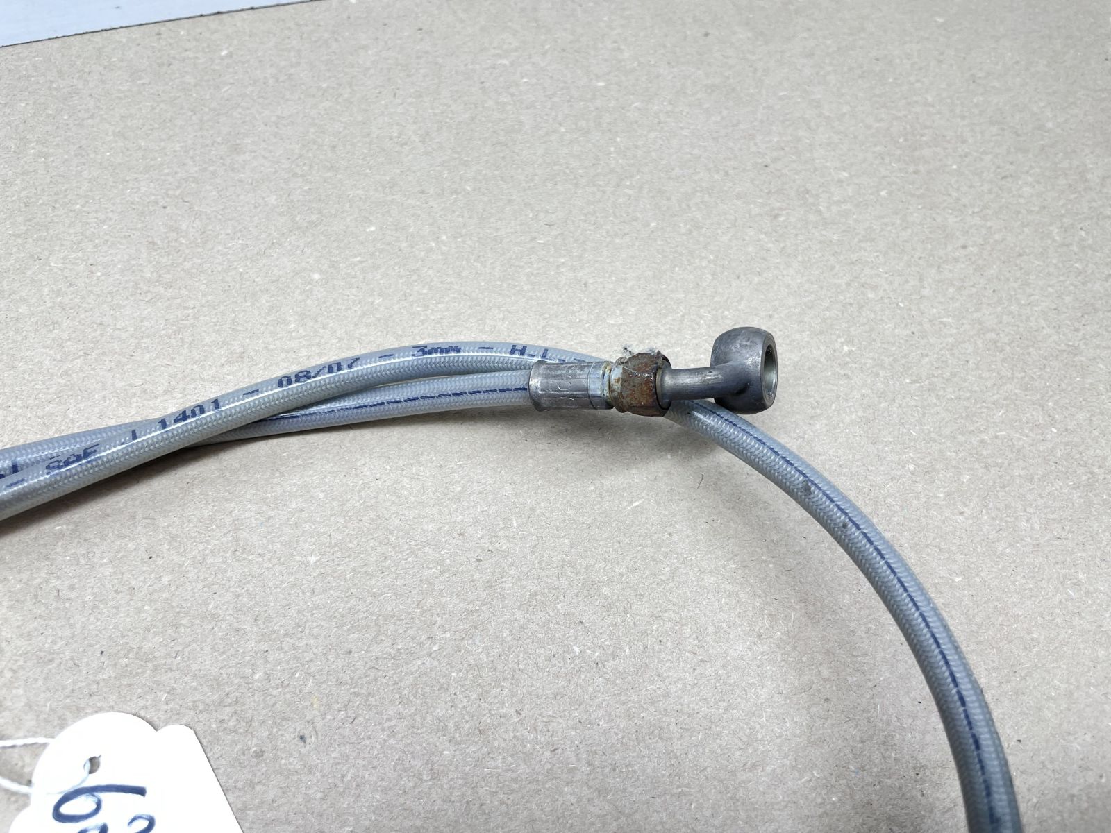 Aprilia Pegaso 650 - Bremsleitung vorne Stahlflex brake line  (118-24)