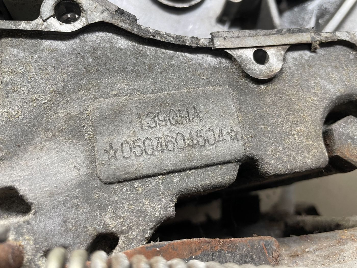 Ering / Baotian BT49QT-7 Motorblock Zylinder Getriebe Kurbelwelle (102-14)
