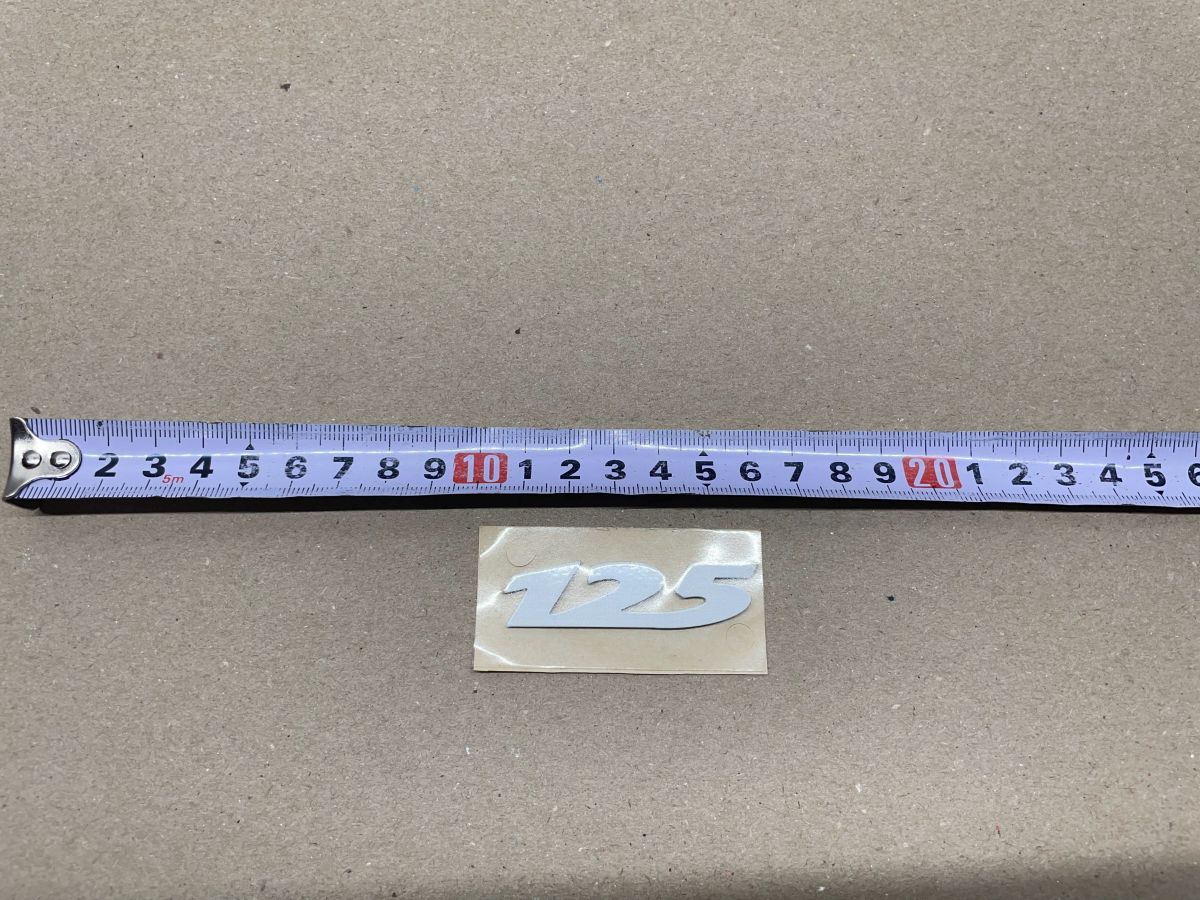 Piaggio X9 125 - ORIGINAL 125 Logo Emblem Aufkleber Sticker Verkleidung (63)