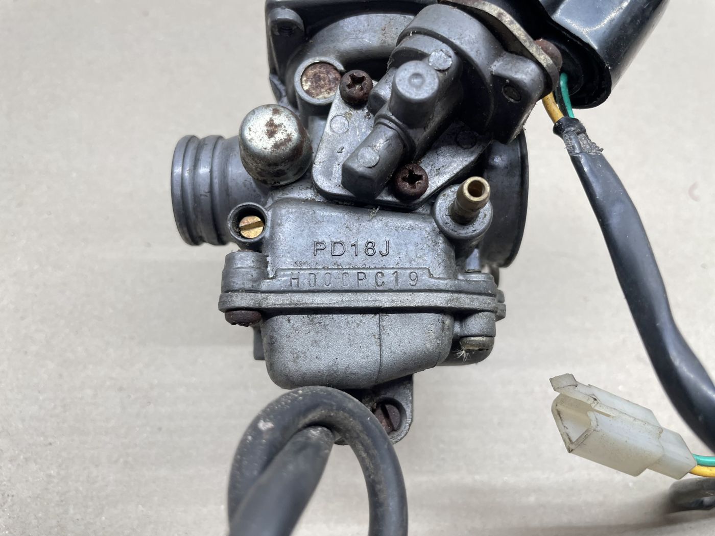 Ering / Baotian BT49QT-7 original Dahin PD18J Vergaser carburetor  (102-14)