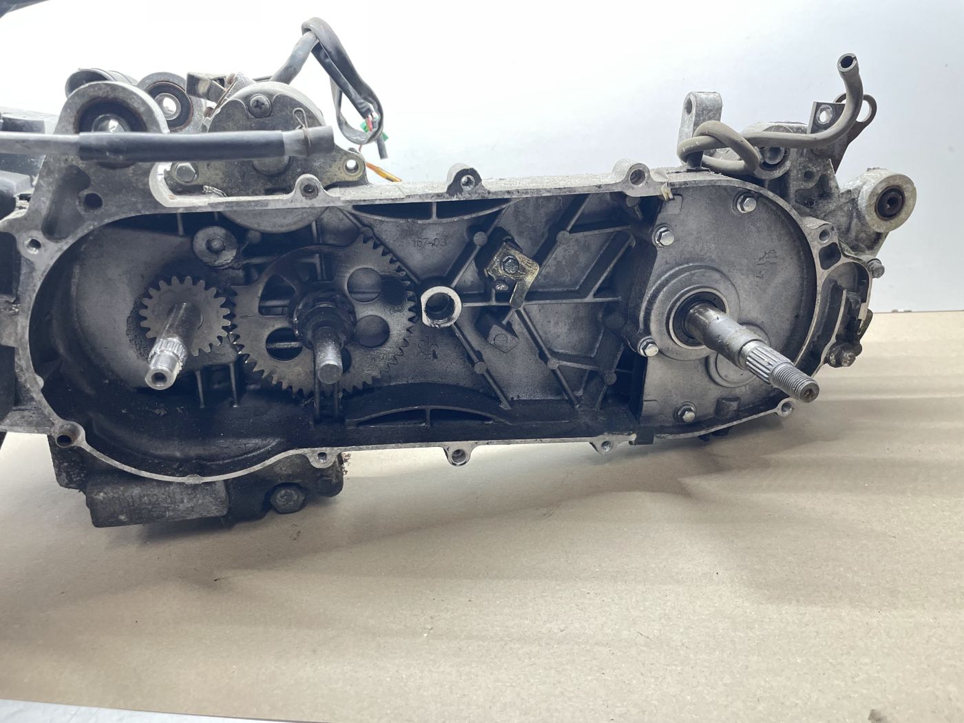 Longjia LJ125T-A Raptor - Motorblock Zylinder Getriebe Kurbelwelle engine (109-2)