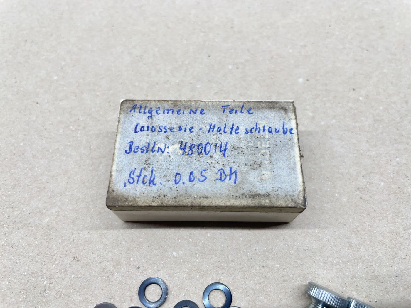 NSQ Quickly - 2x Rändelschraube f. Scheinwerfer Federscheibe NOS Lampe (39-49R)