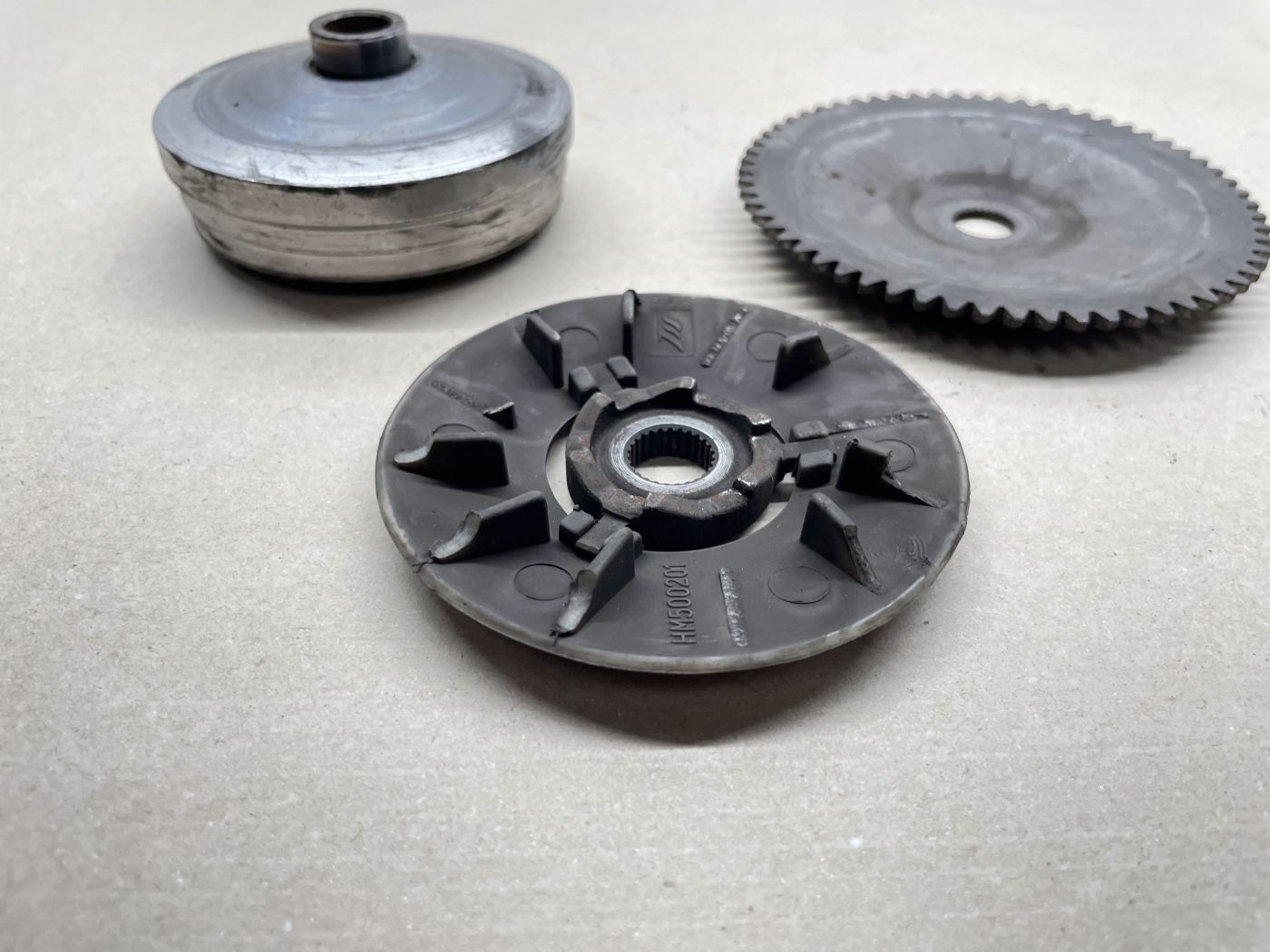 Rex RS 450 -  original Variomatik Riemenscheibe Mitnehmer Lüfterrad (102-15)