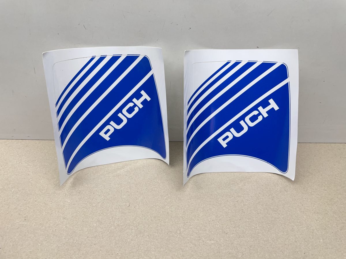 2x Puch Aufkleber für Scheinwerfer Verkleidung Lampenmaske Maxi X30 NEU  (94-88)