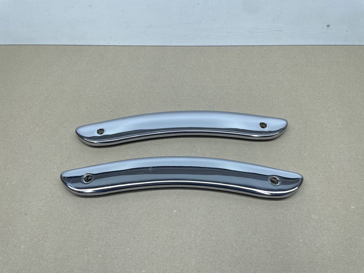 KAWASAKI EL 250 B - Chromblenden Seitenblende Chrom Schutzblech Halter (118-18)