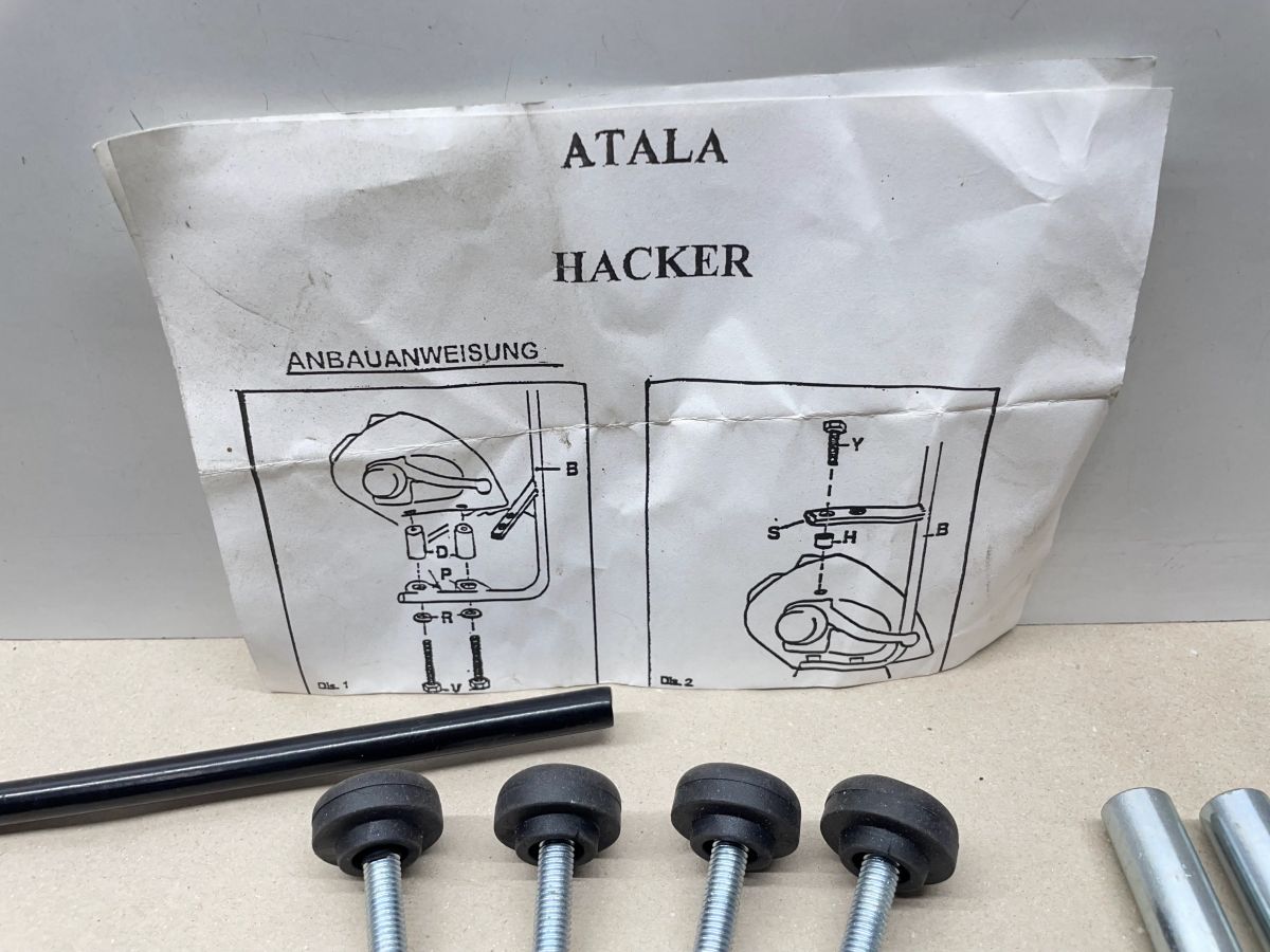 Atala Hacker 50 - Halterung Windschild NEU Windschutzscheibe Halter  (102-2)