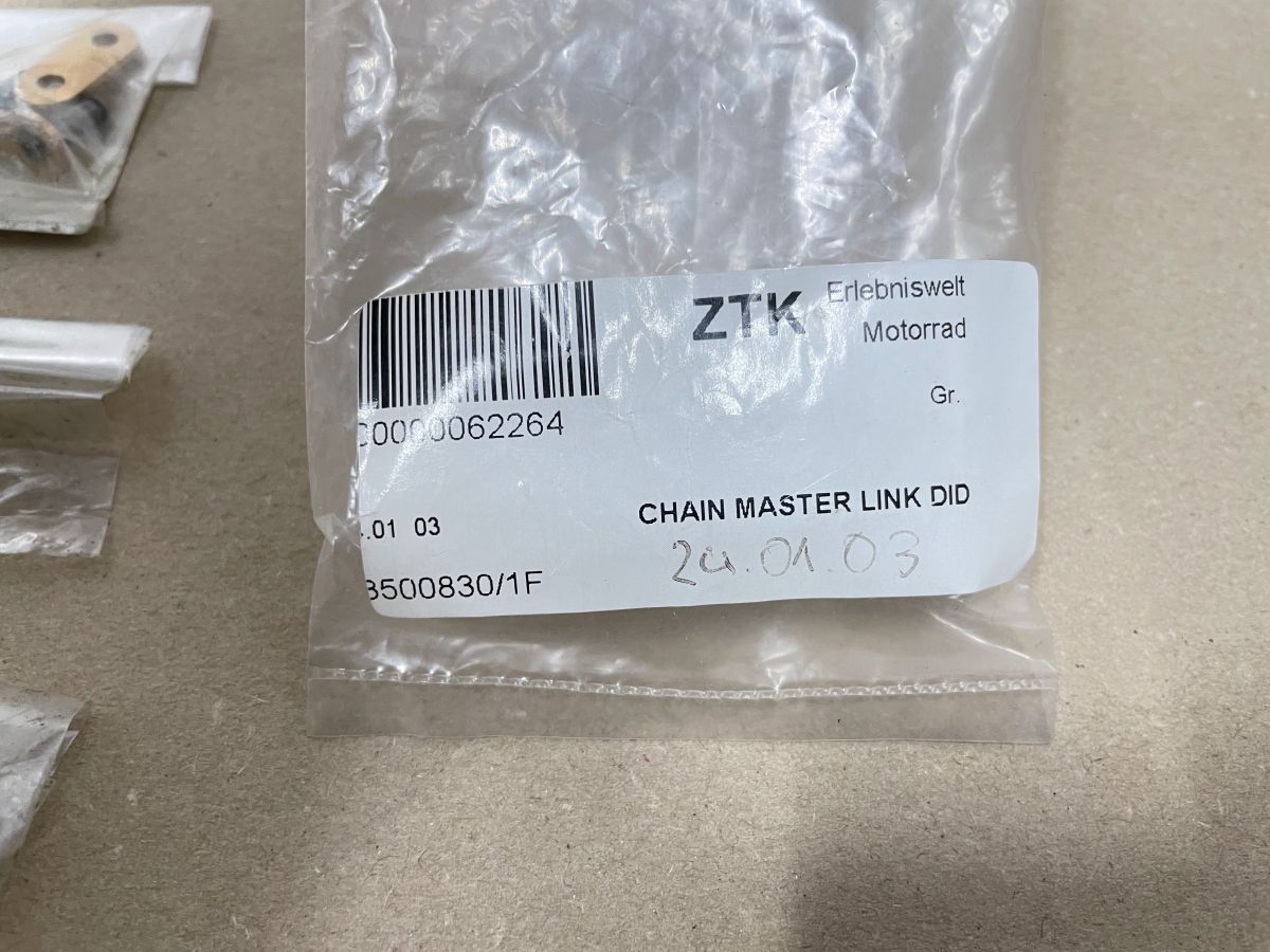 6x D.I.D Kettenschloss 415S GOLD Clipschloss chain master link  (118-8)