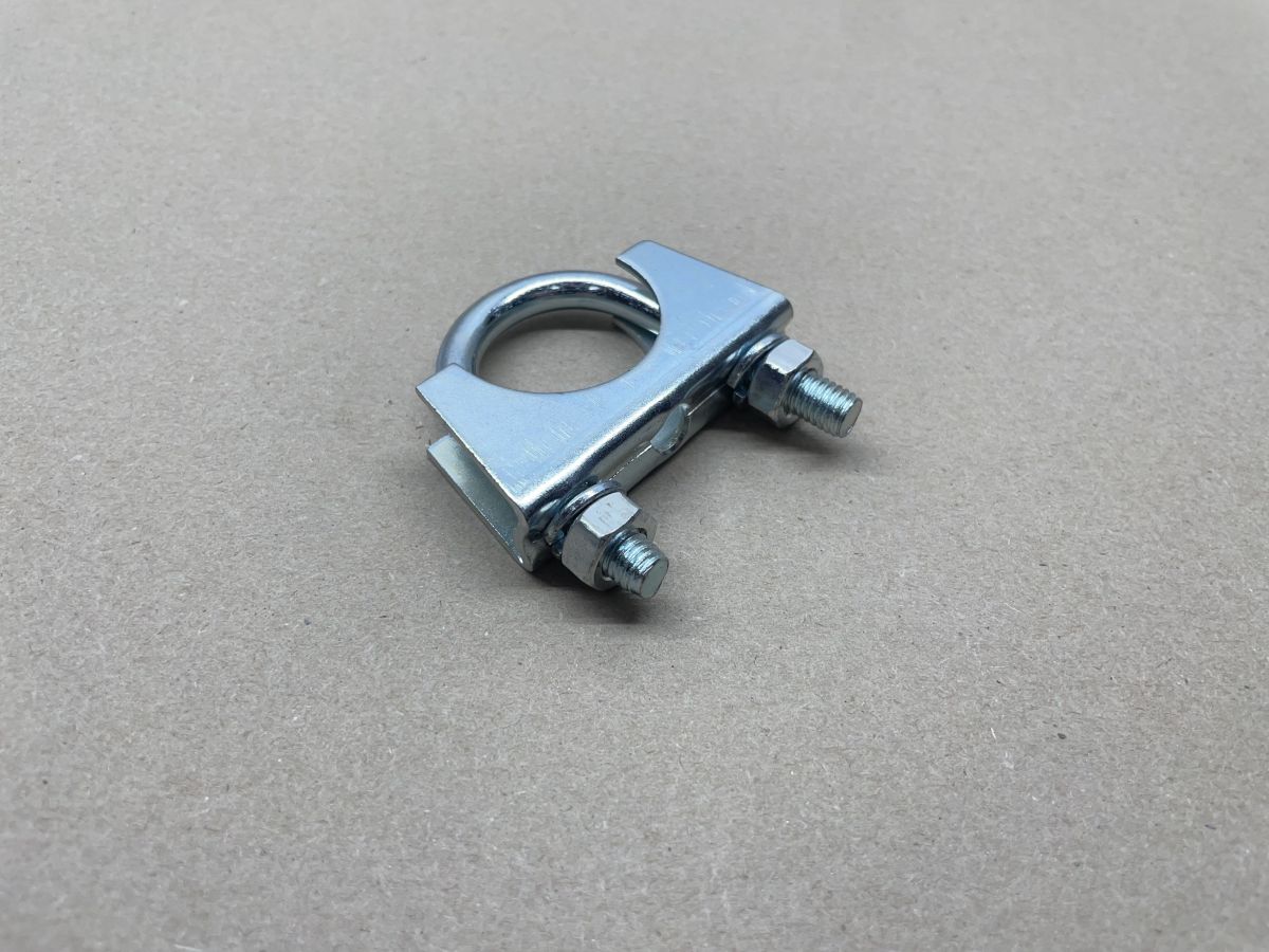 3x Auspuffschelle 32mm Bügelschelle M8 Auspuffklemme Rohrschelle (94-352)
