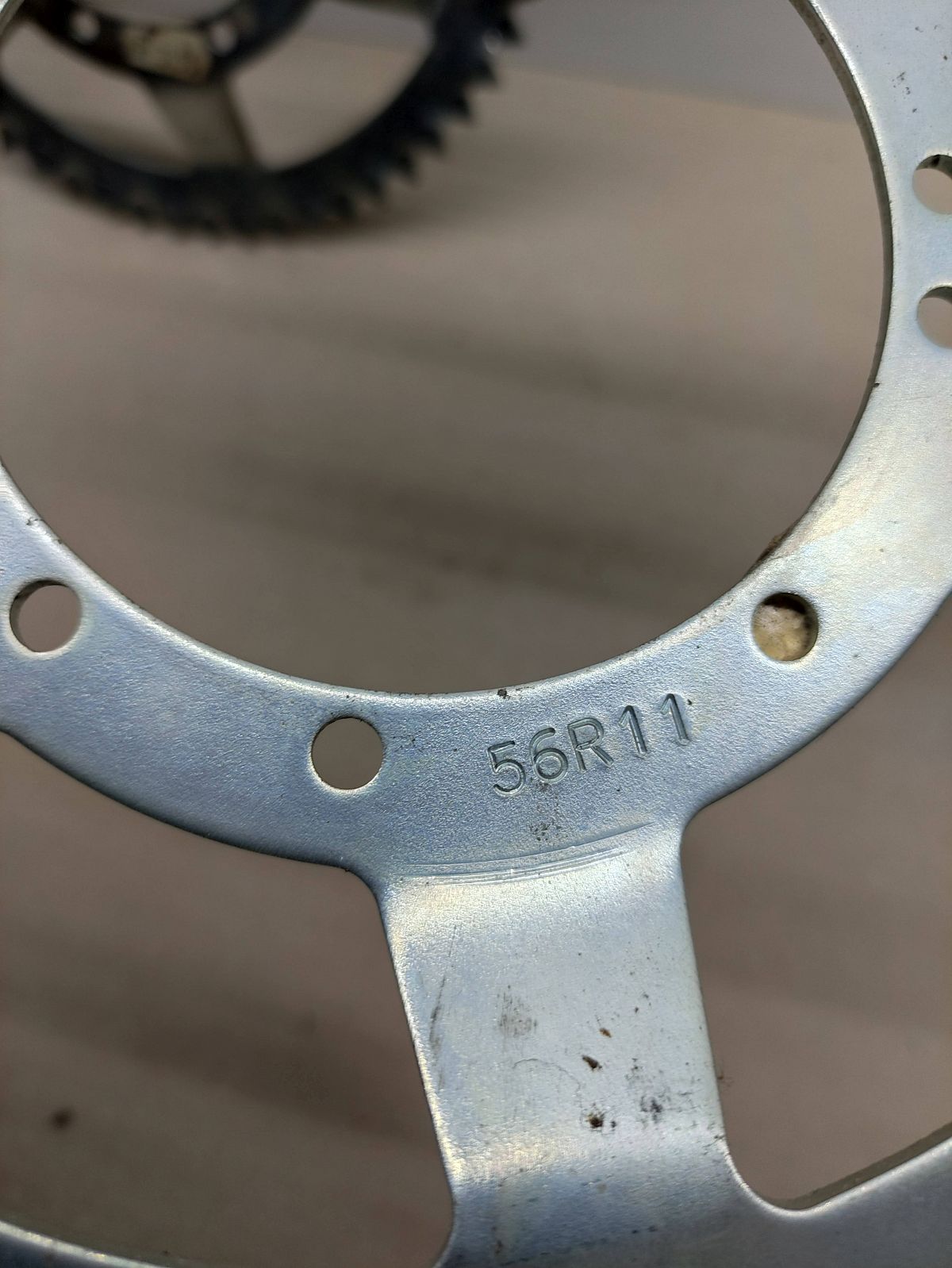 Motobecane Mobylette Peugeot Mofa ? Kettenrad 56 Zähne Brevete 56R11 Ritzel NOS (SZ)