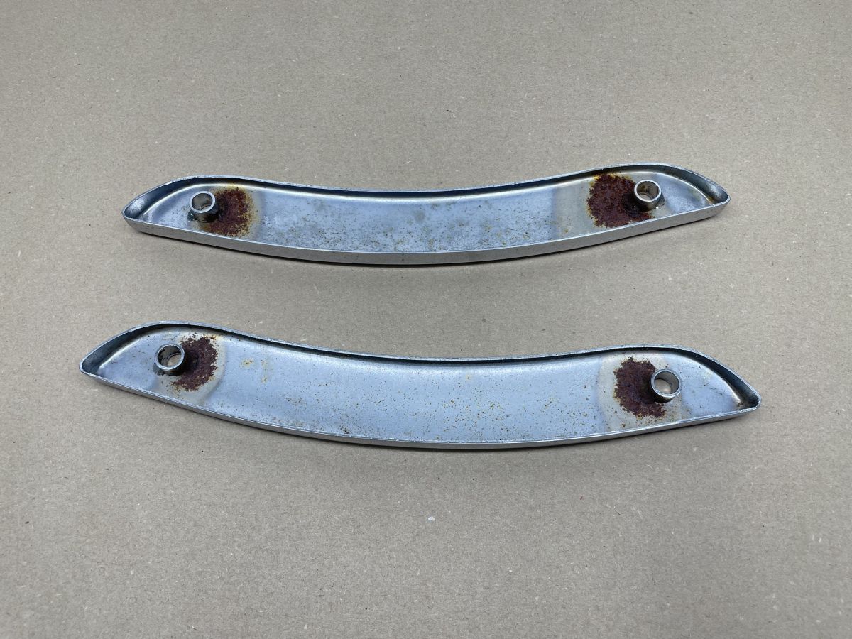 KAWASAKI EL 250 B - Chromblenden Seitenblende Chrom Schutzblech Halter (118-18)