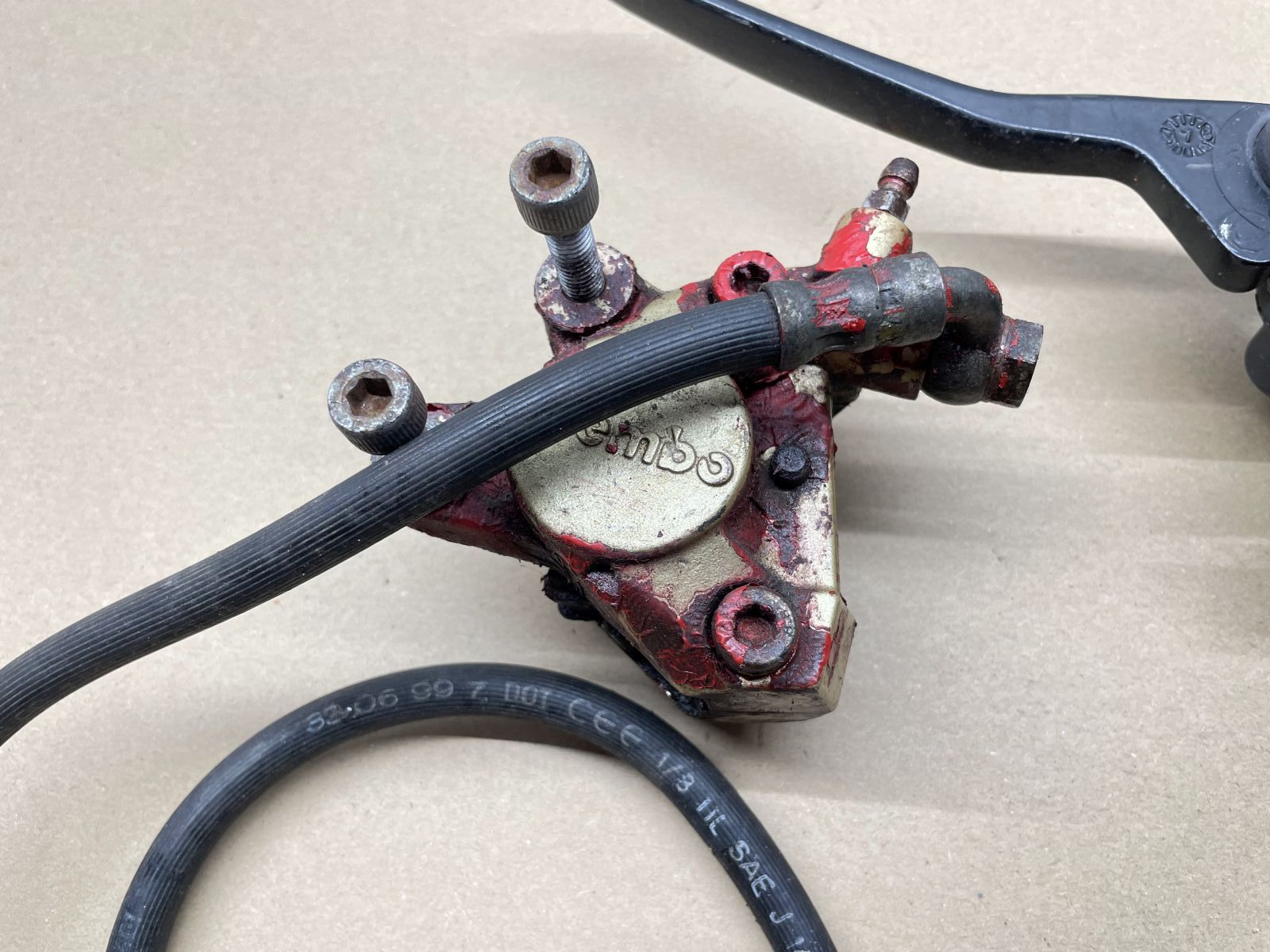 MBK Nitro 50 - Bremse vorne Brembo Bremszange Grimeca Bremspumpe (84-3)