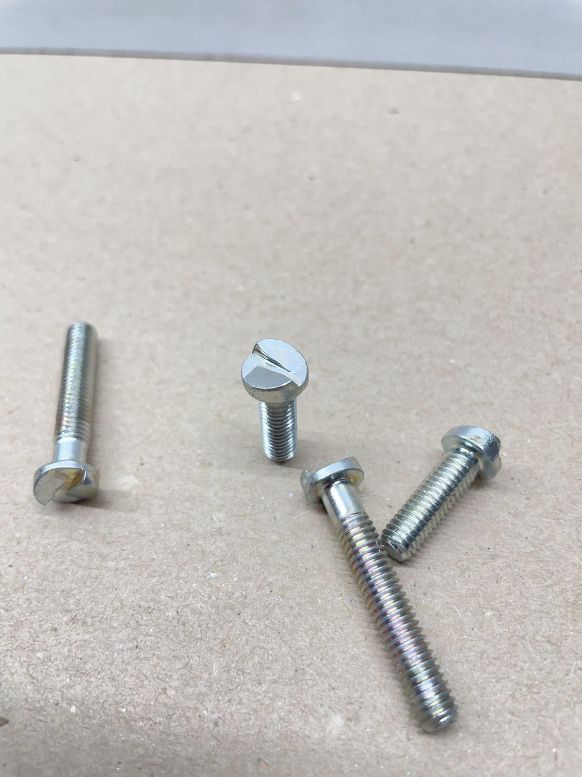 4x Fächerschraube M6 x 38mm, 23mm NOS Mofa Moped Sachs Motor Hercules KTM (39-37)