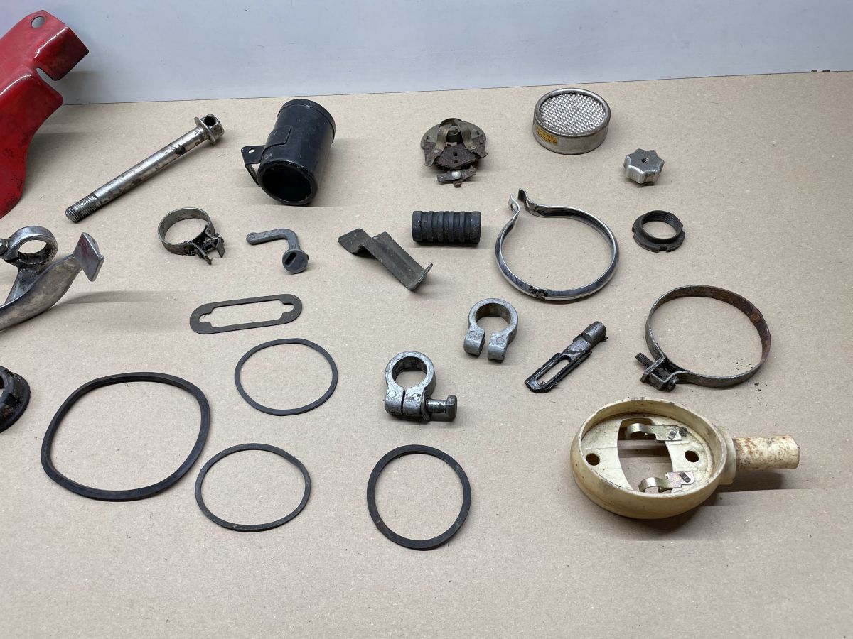 Simson Schwalbe original Teile Verkleidung Schaltwippe Luftfilter Schraube etc.